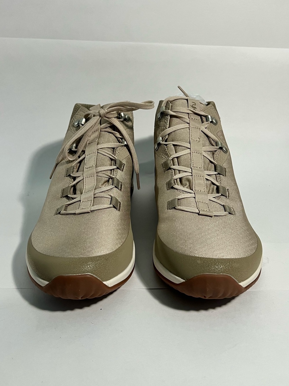🥾 Ryka Women's Beige Lace-Up Hiking Sneaker
